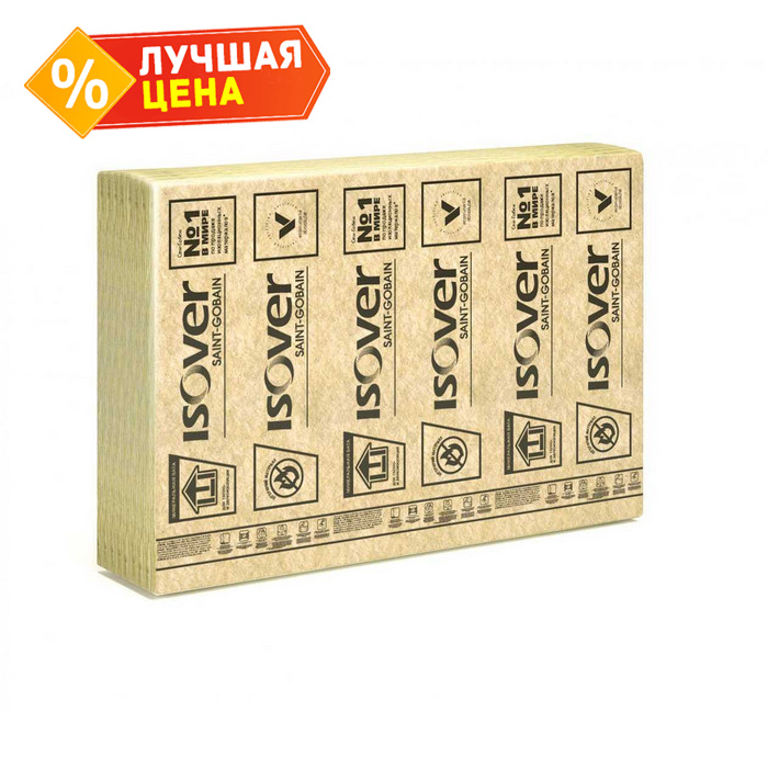 Утеплитель Isover Изовер Плавающий пол 20х1190х1380 6 шт.